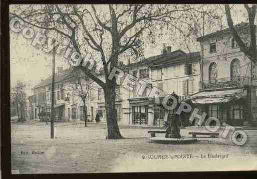 Ville de SAINTSULPICE Carte postale ancienne