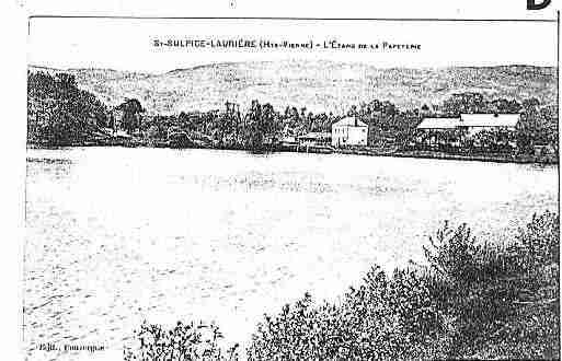 Ville de SAINTSULPICELAURIERE Carte postale ancienne