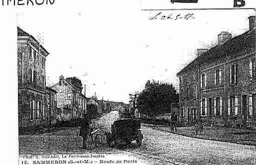 Ville de SAMMERON Carte postale ancienne