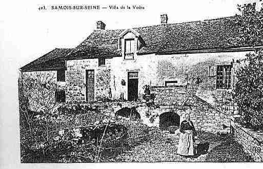 Ville de SAMOISSURSEINE Carte postale ancienne