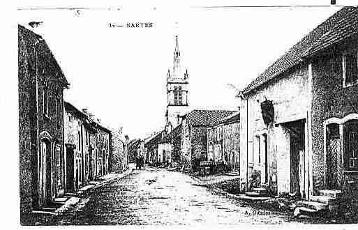 Ville de SARTES Carte postale ancienne