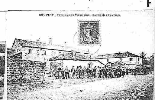 Ville de SAUVIATSURVIGE Carte postale ancienne