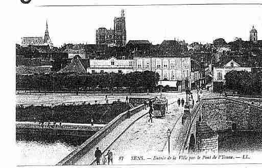 Ville de SENS Carte postale ancienne