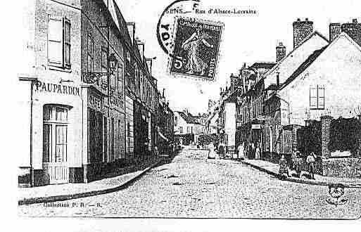 Ville de SENS Carte postale ancienne