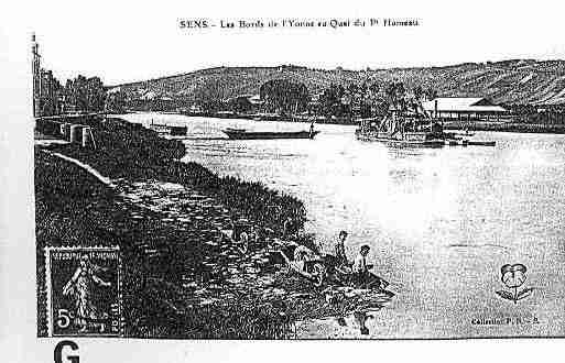 Ville de SENS Carte postale ancienne