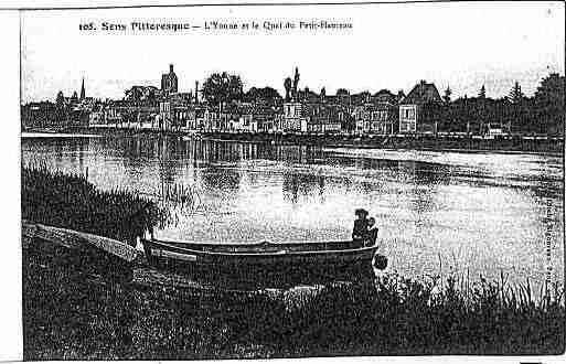 Ville de SENS Carte postale ancienne