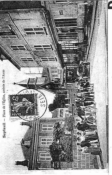 Ville de SEPTEUIL Carte postale ancienne