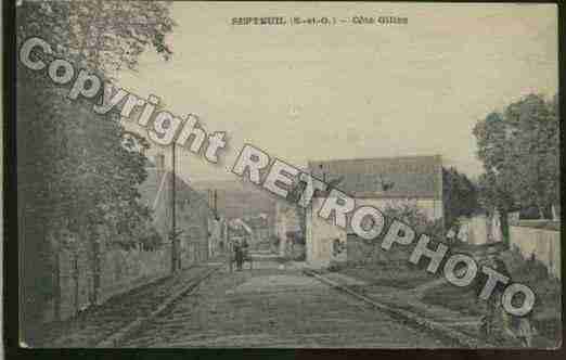 Ville de SEPTEUIL Carte postale ancienne