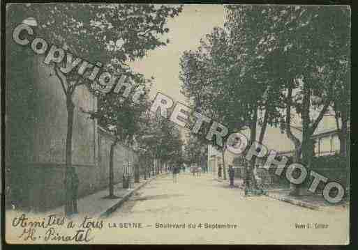 Ville de SEYNESURMER(LA) Carte postale ancienne