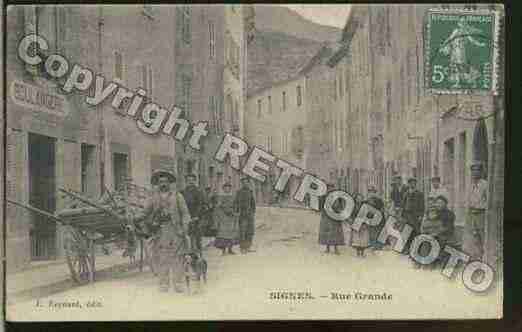 Ville de SIGNES Carte postale ancienne