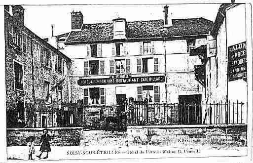 Ville de SOISYSURSEINE Carte postale ancienne