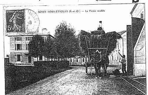 Ville de SOISYSURSEINE Carte postale ancienne