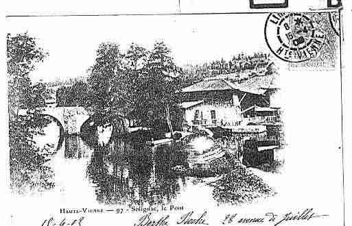 Ville de SOLIGNAC Carte postale ancienne