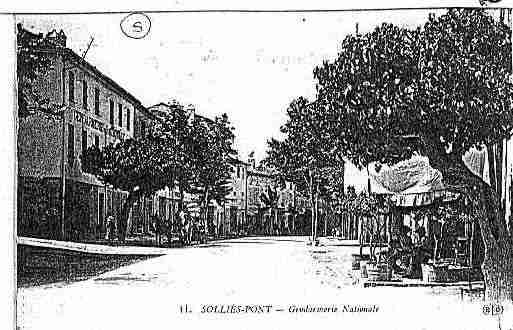 Ville de SOLLIESPONT Carte postale ancienne