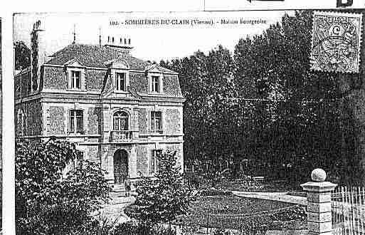 Ville de SOMMIERESDUCLAIN Carte postale ancienne