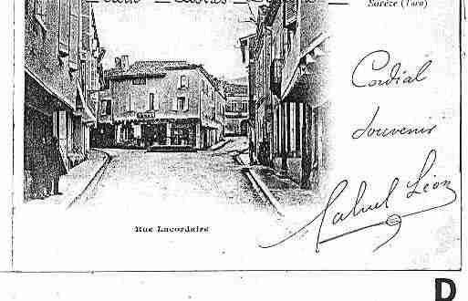 Ville de SOREZE Carte postale ancienne