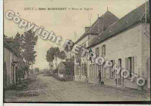 Ville de SOUCY Carte postale ancienne