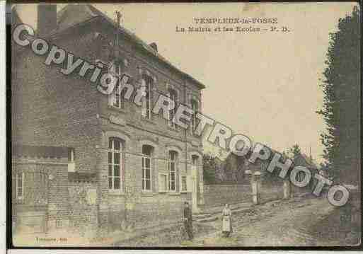 Ville de TEMPLEUXLAFOSSE Carte postale ancienne