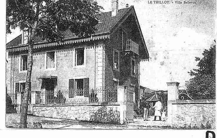 Ville de THILLOT(LE) Carte postale ancienne