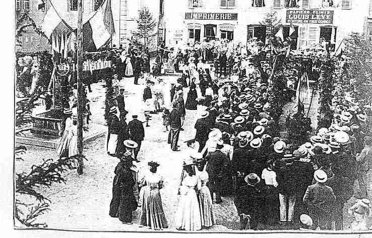 Ville de THILLOT(LE) Carte postale ancienne