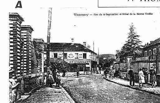 Ville de THOMERY Carte postale ancienne