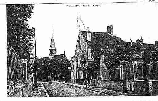 Ville de THOMERY Carte postale ancienne