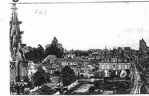 Ville de THOUARS Carte postale ancienne