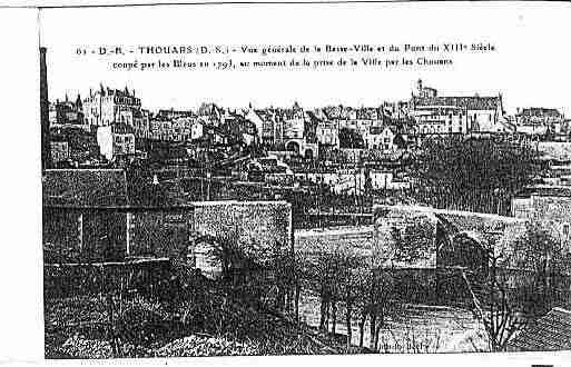 Ville de THOUARS Carte postale ancienne