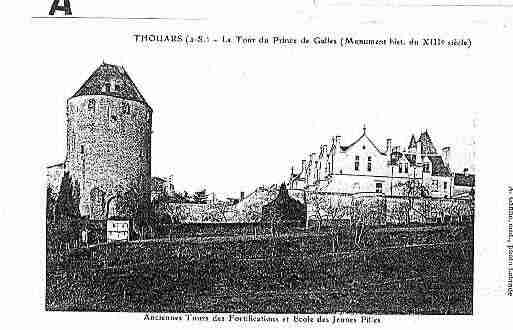 Ville de THOUARS Carte postale ancienne