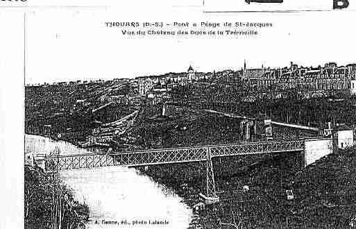 Ville de THOUARS Carte postale ancienne