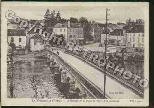 Ville de TRIMOUILLE(LA) Carte postale ancienne