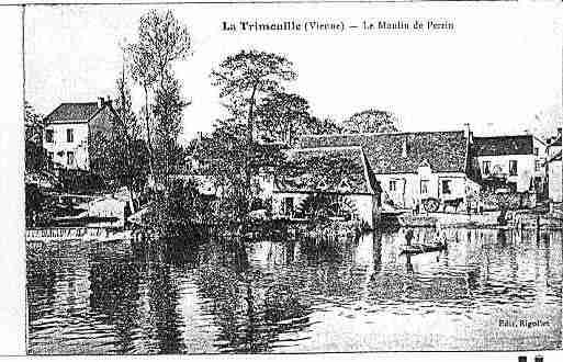 Ville de TRIMOUILLE(LA) Carte postale ancienne