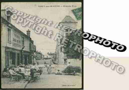 Ville de USSYSURMARNE Carte postale ancienne