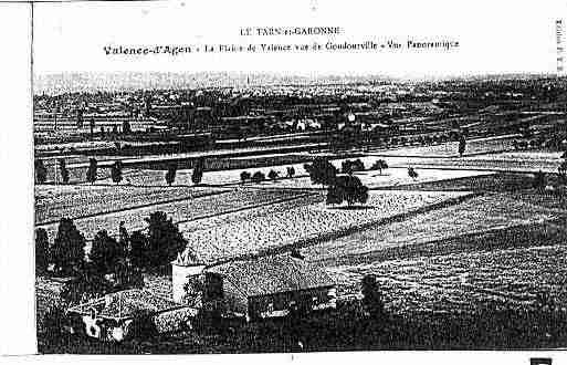 Ville de VALENCED\'AGEN Carte postale ancienne