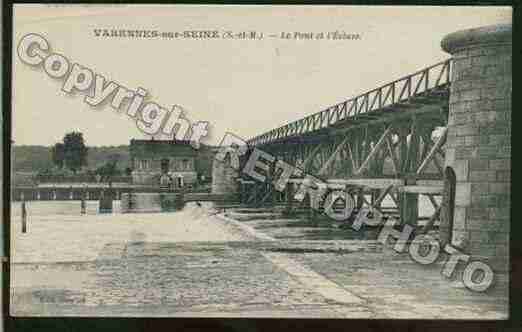 Ville de VARENNESSURSEINE Carte postale ancienne