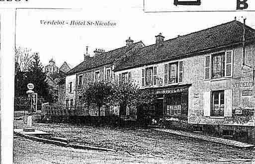 Ville de VERDELOT Carte postale ancienne