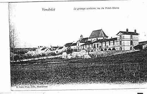 Ville de VERDELOT Carte postale ancienne