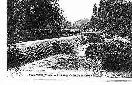 Ville de VERMENTON Carte postale ancienne