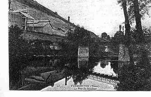 Ville de VERMENTON Carte postale ancienne