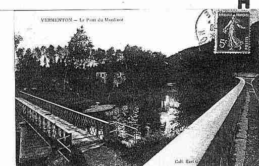 Ville de VERMENTON Carte postale ancienne