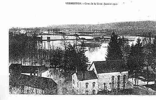 Ville de VERMENTON Carte postale ancienne