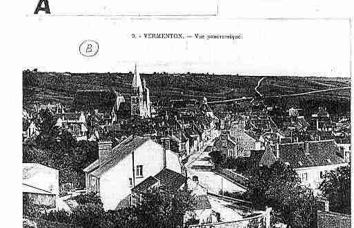 Ville de VERMENTON Carte postale ancienne