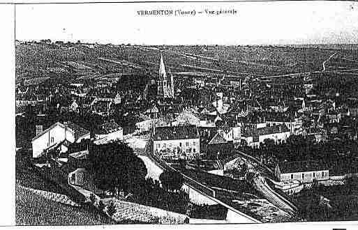 Ville de VERMENTON Carte postale ancienne