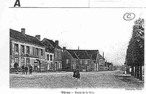 Ville de VERON Carte postale ancienne