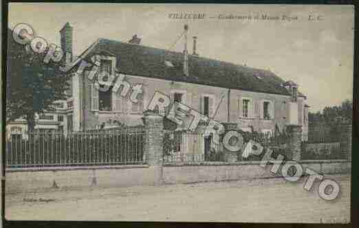 Ville de VILLECERF Carte postale ancienne