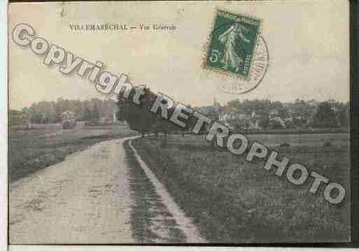 Ville de VILLEMARECHAL Carte postale ancienne