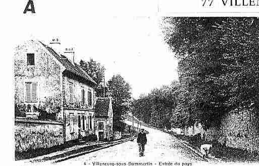 Ville de VILLENEUVESOUSDAMMARTIN Carte postale ancienne