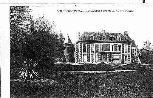 Ville de VILLENEUVESOUSDAMMARTIN Carte postale ancienne