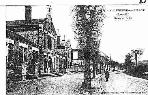 Ville de VILLENEUVESURBELLOT Carte postale ancienne