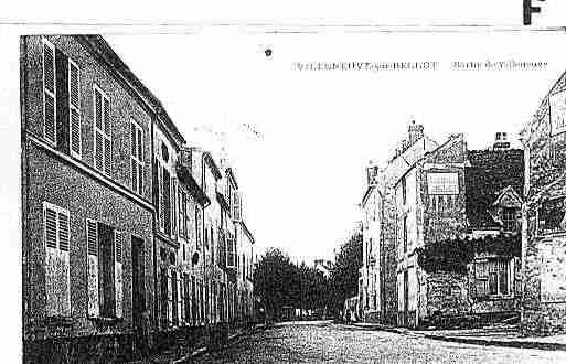 Ville de VILLENEUVESURBELLOT Carte postale ancienne